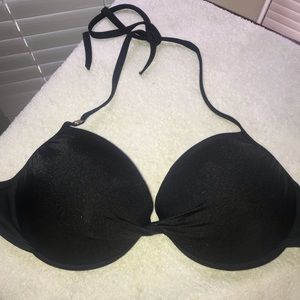 Victoria’s Secret black push up bikini top